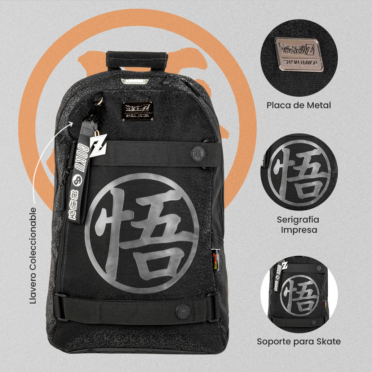 Set Mochila y Lapicera Goku Black