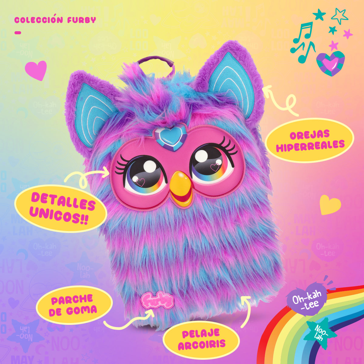 Mochila Escolar para Primaria Furby - Edición Especial