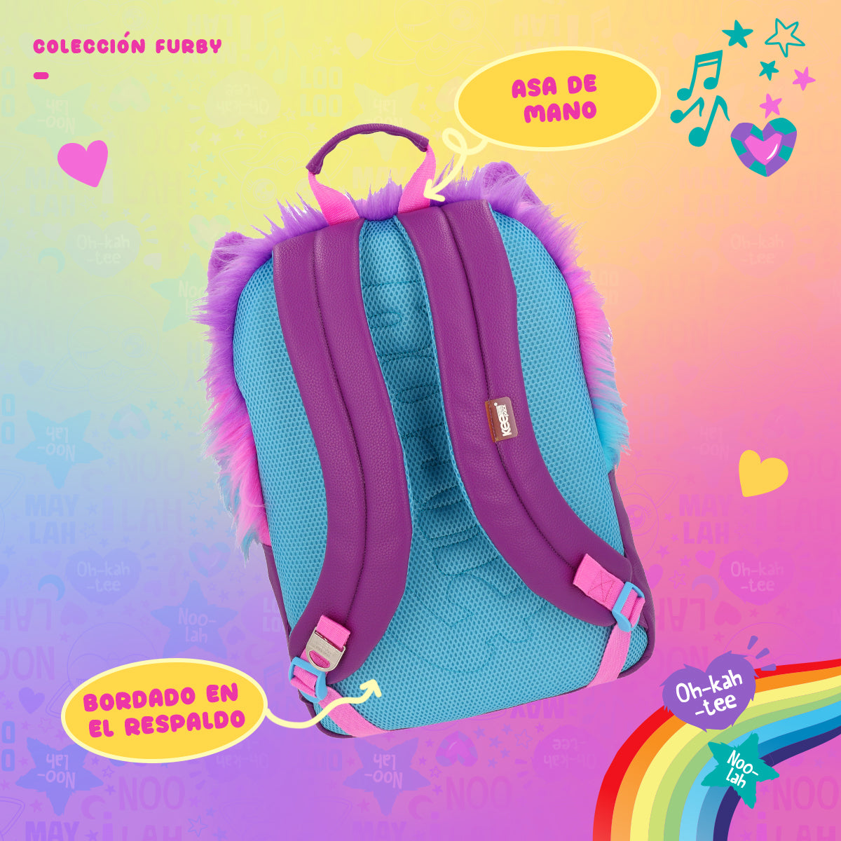 Mochila Escolar para Primaria Furby - Edición Especial