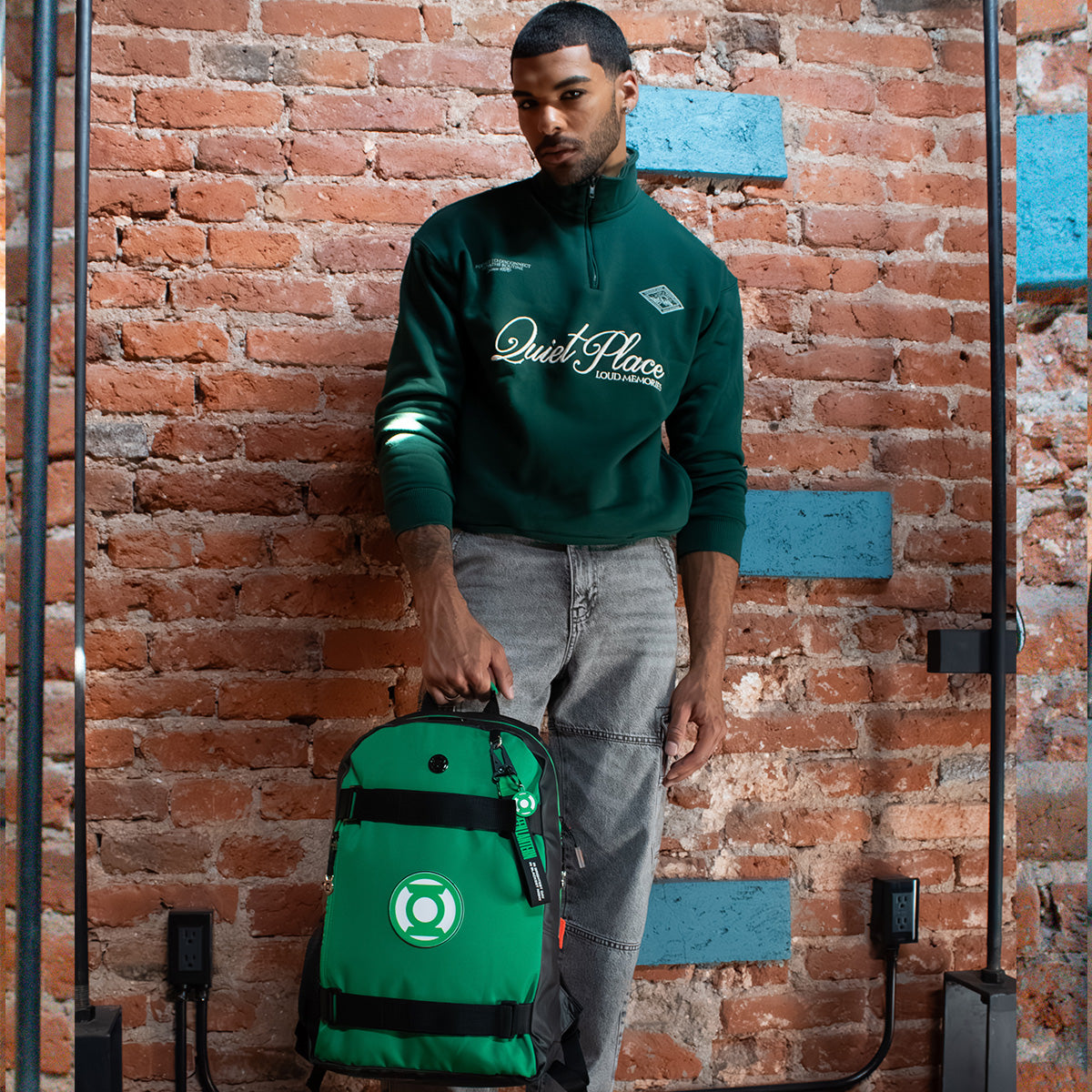 Mochila Linterna Verde - Edicion Limitada