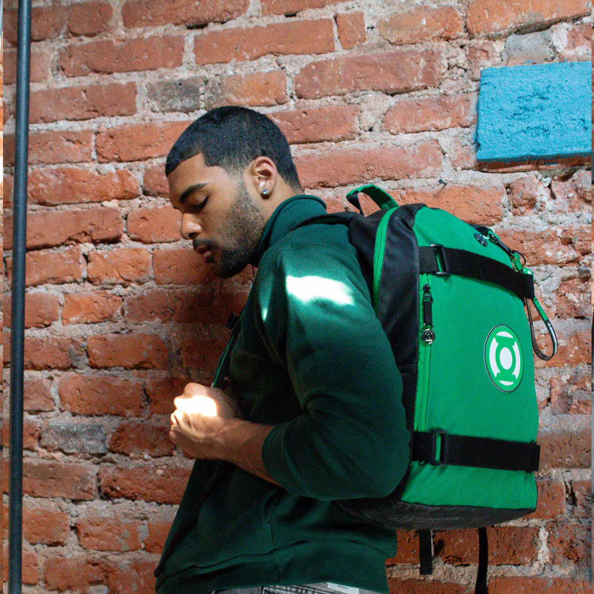 Mochila Linterna Verde - Edicion Limitada