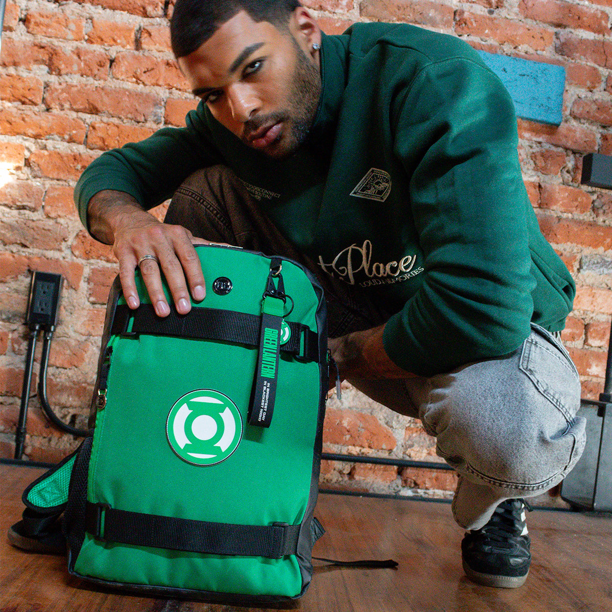 Mochila Linterna Verde - Edicion Limitada