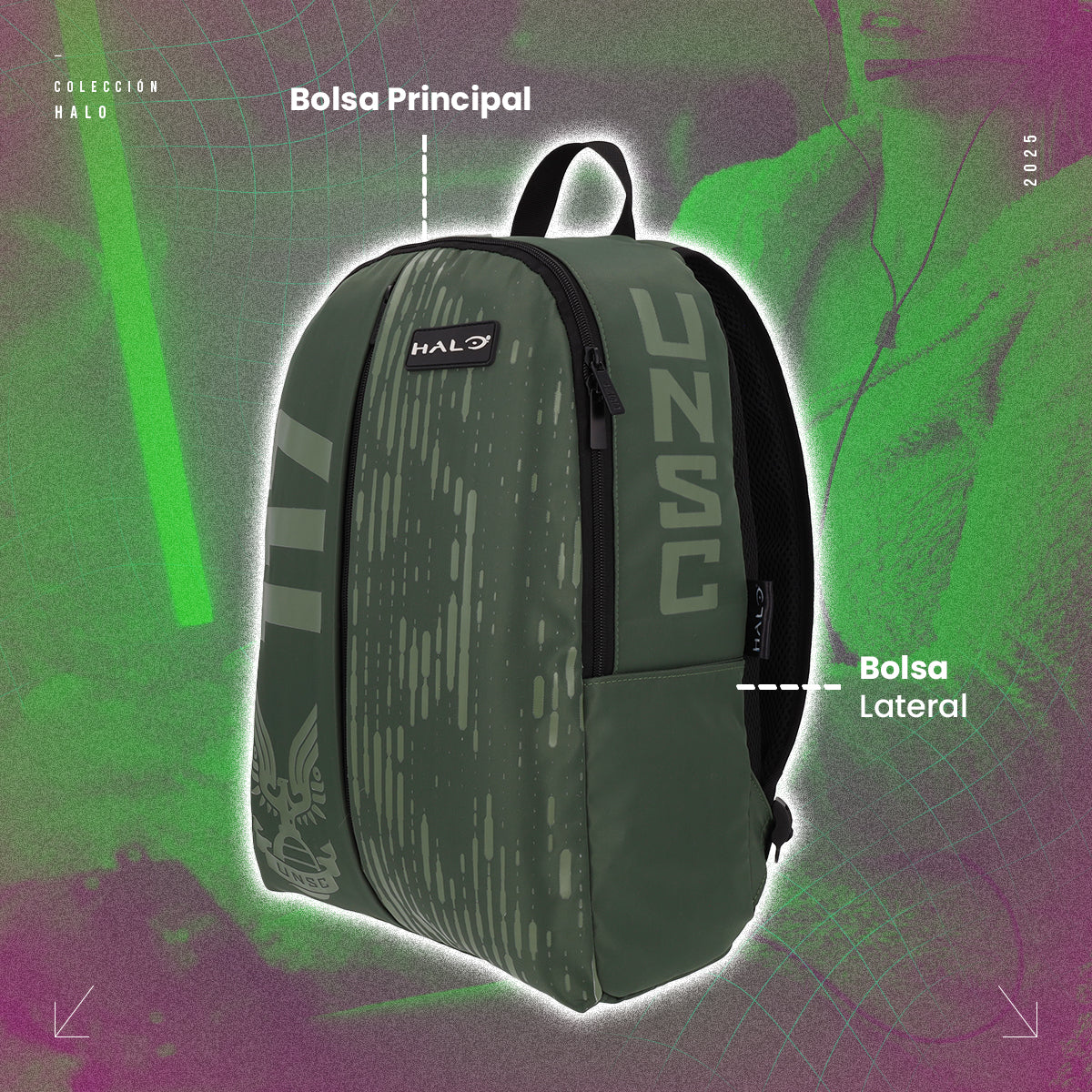 Set Mochila y Estuchera Halo Combat 117