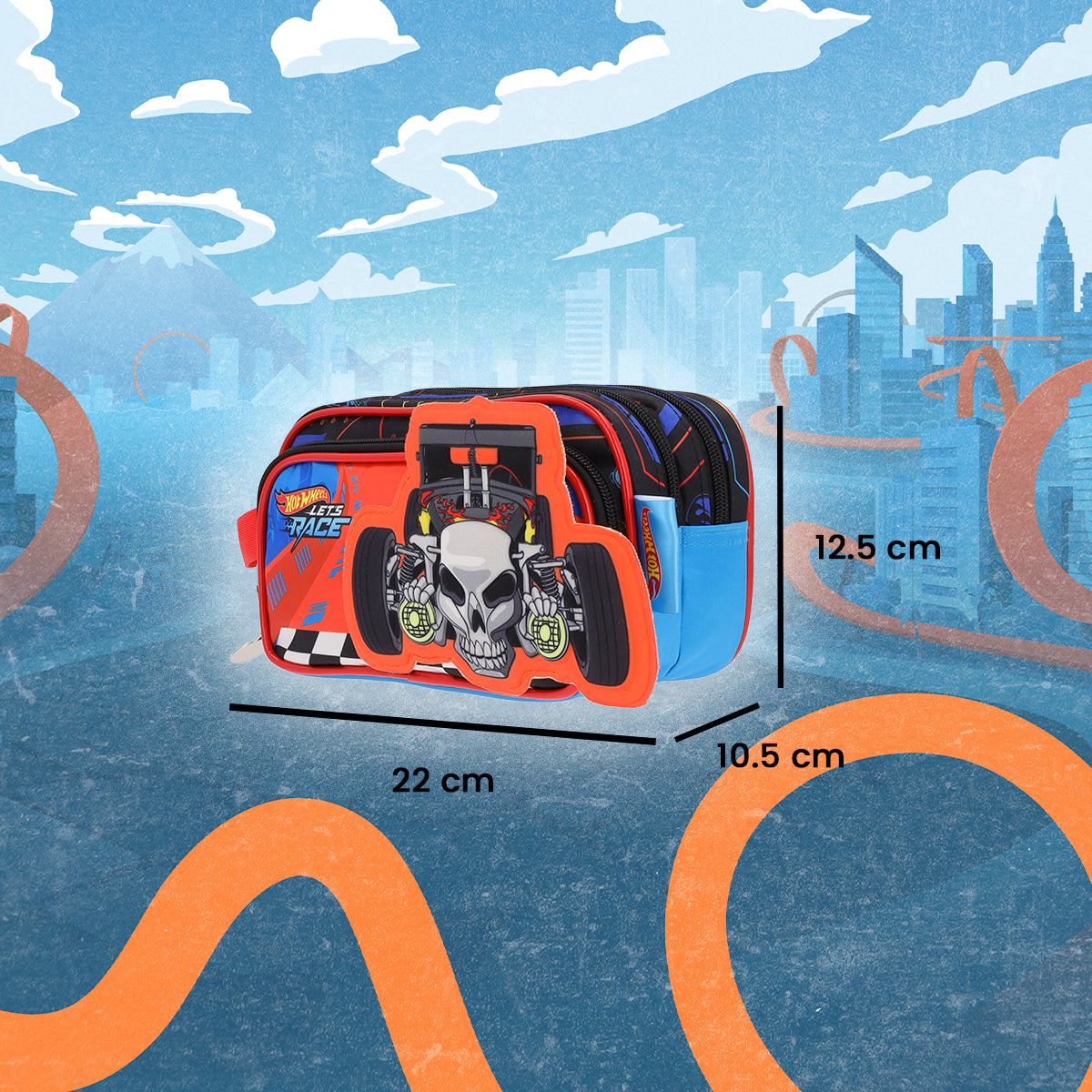 Estuchera Hot Wheels Let's Race