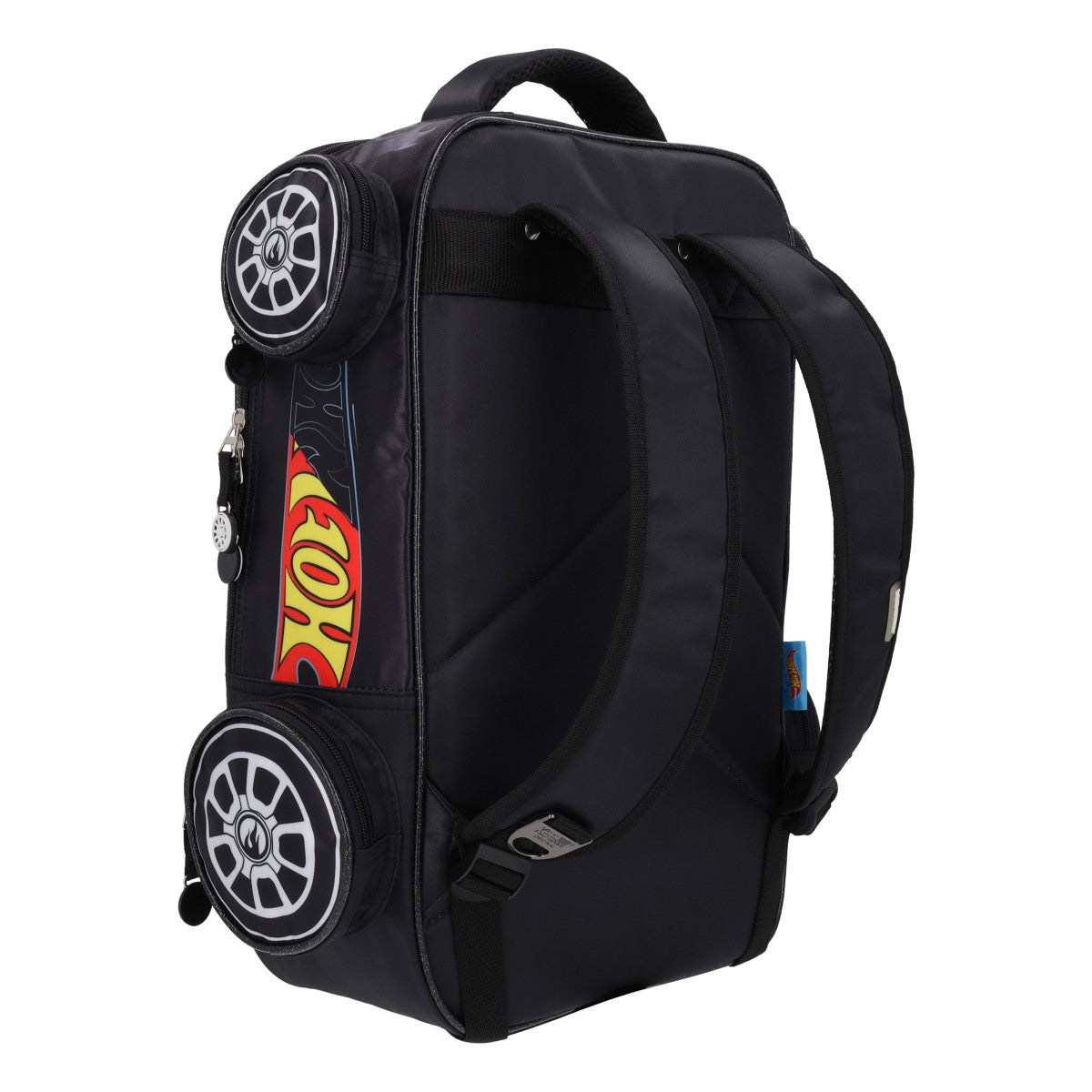Mochila con Forma de Hot Wheels Negro