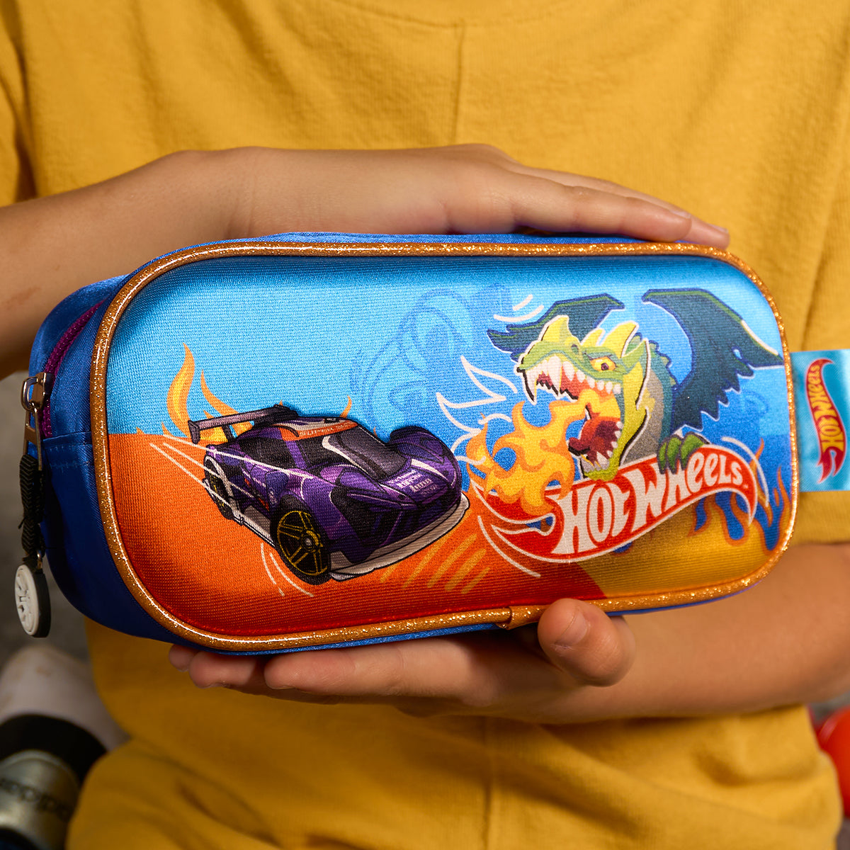 Set Mochila, Lonchera y Lapicera Hot Wheels Nitro Pack