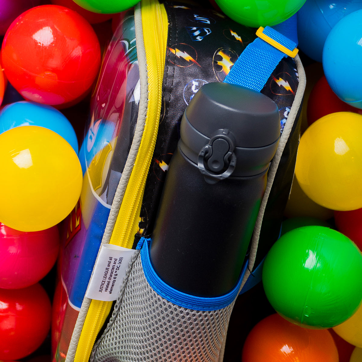 Set Mochila, Lonchera y Estuchera Escolar Justice League