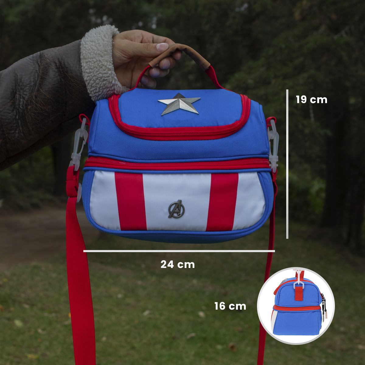 Lonchera Capitán América Classic Comic