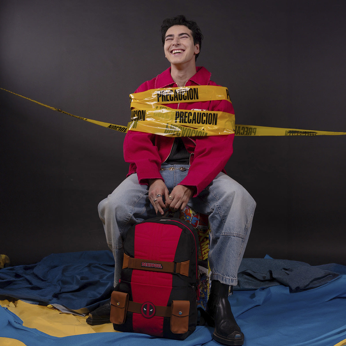 Mochila Deadpool Cowboy Version