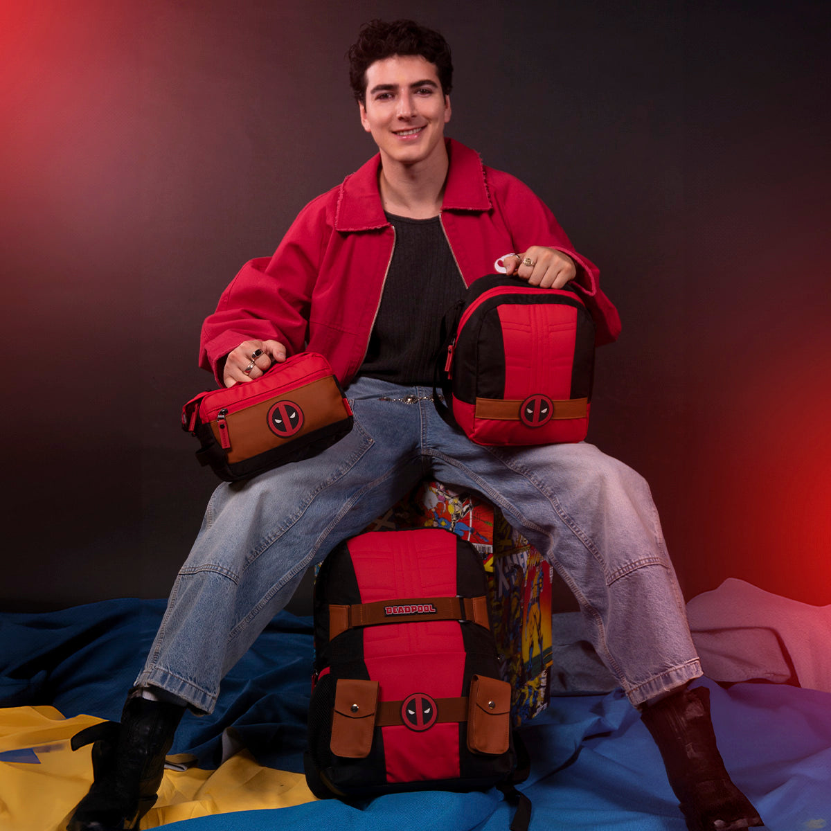 Lonchera Deadpool Cowboy Version