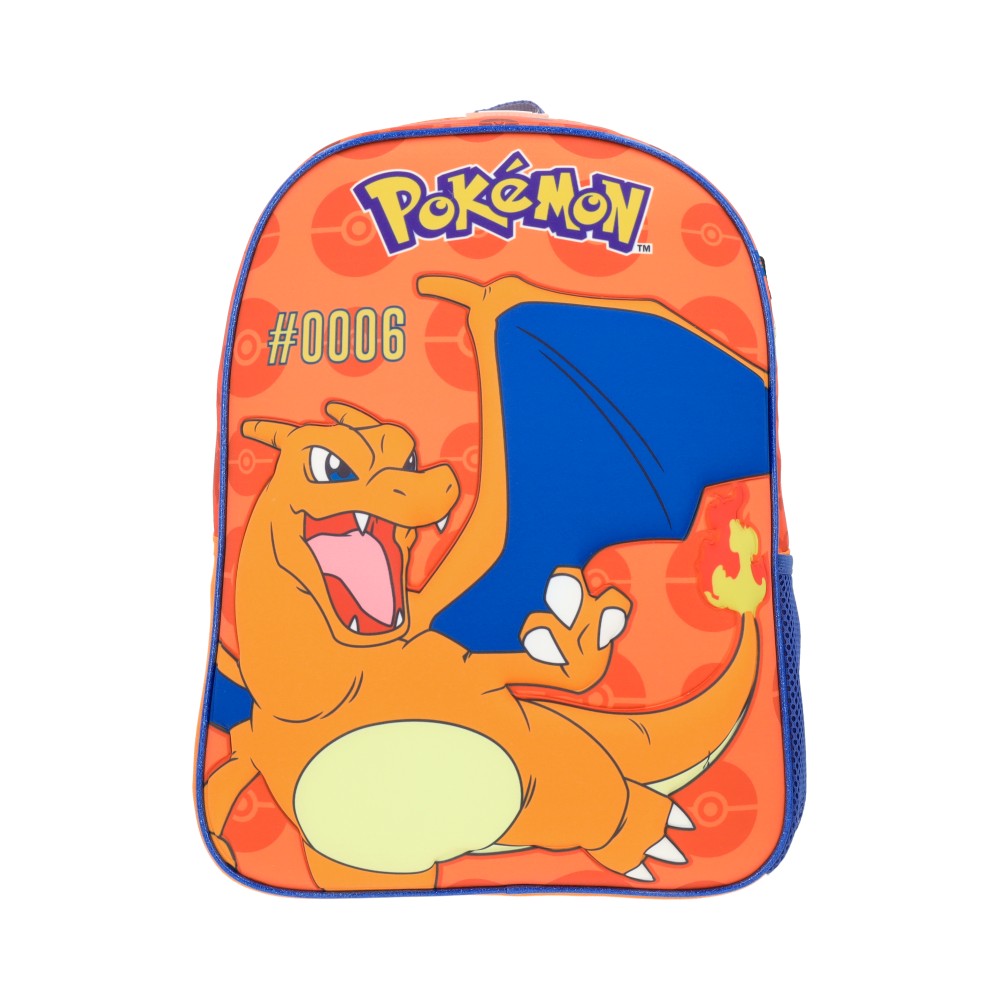 Set Escolar Mochila, Lonchera y Estuchera de Pokémon Charmander #0004 Edición