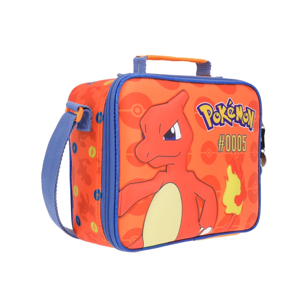 Set Escolar Mochila, Lonchera y Estuchera de Pokémon Charmander #0004 Edición