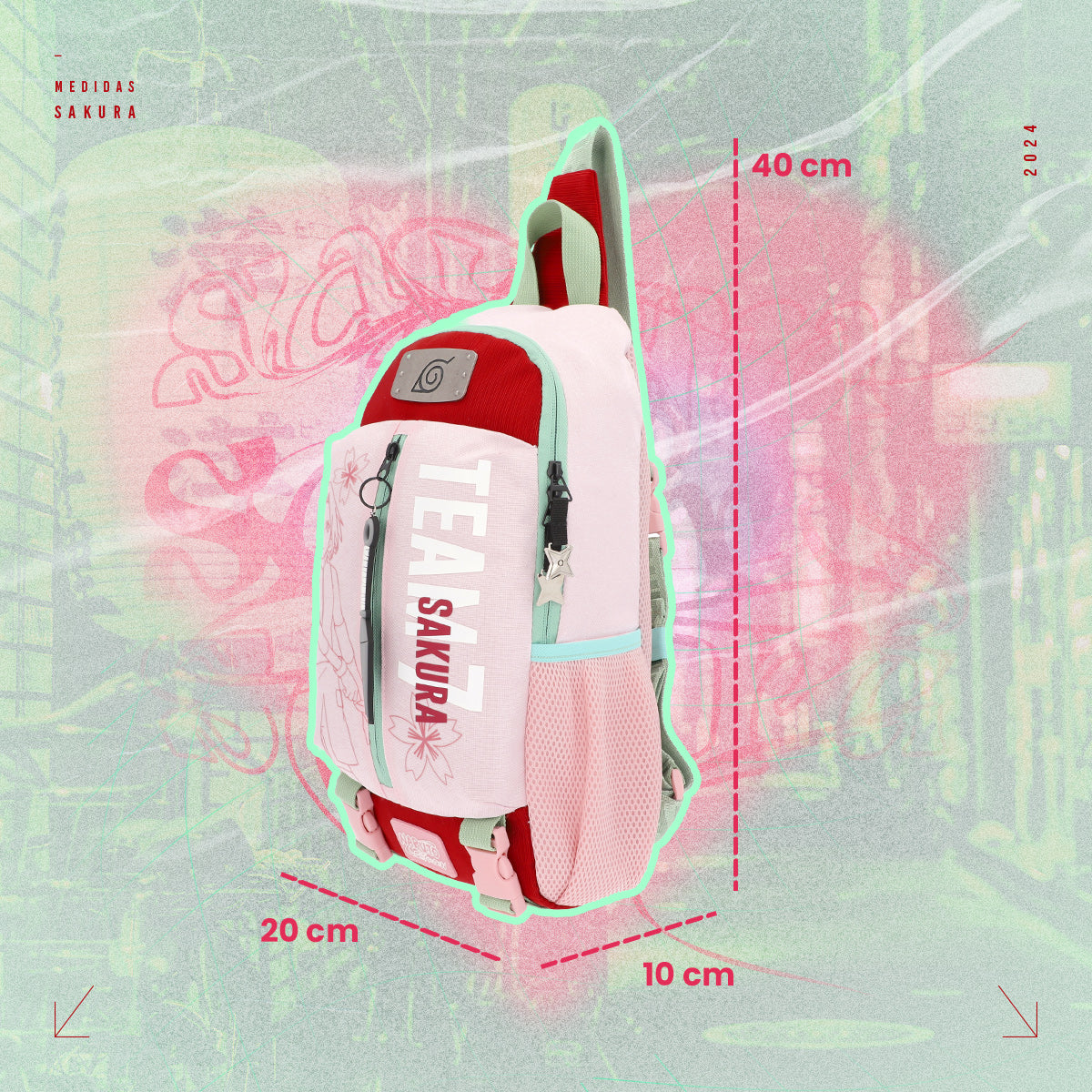 Cross body Naruto Team 7 Sakura