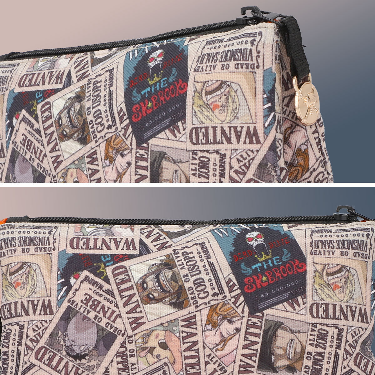 Mochila, Lonchera y Lapicera One Piece Carteles Se Busca