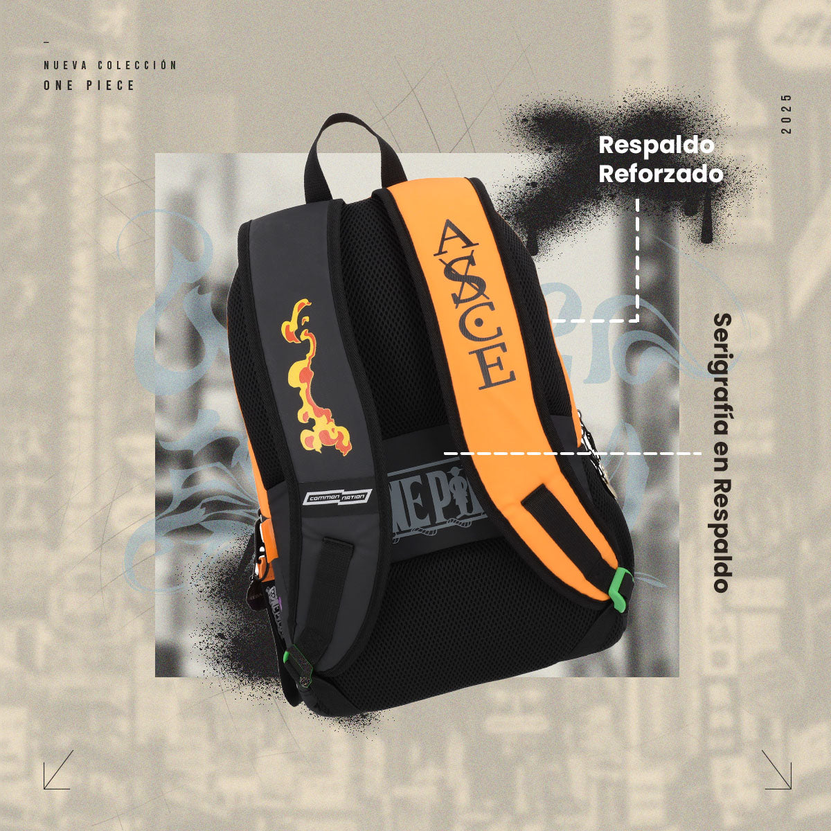 Mochila One Piece D. Ace Edition