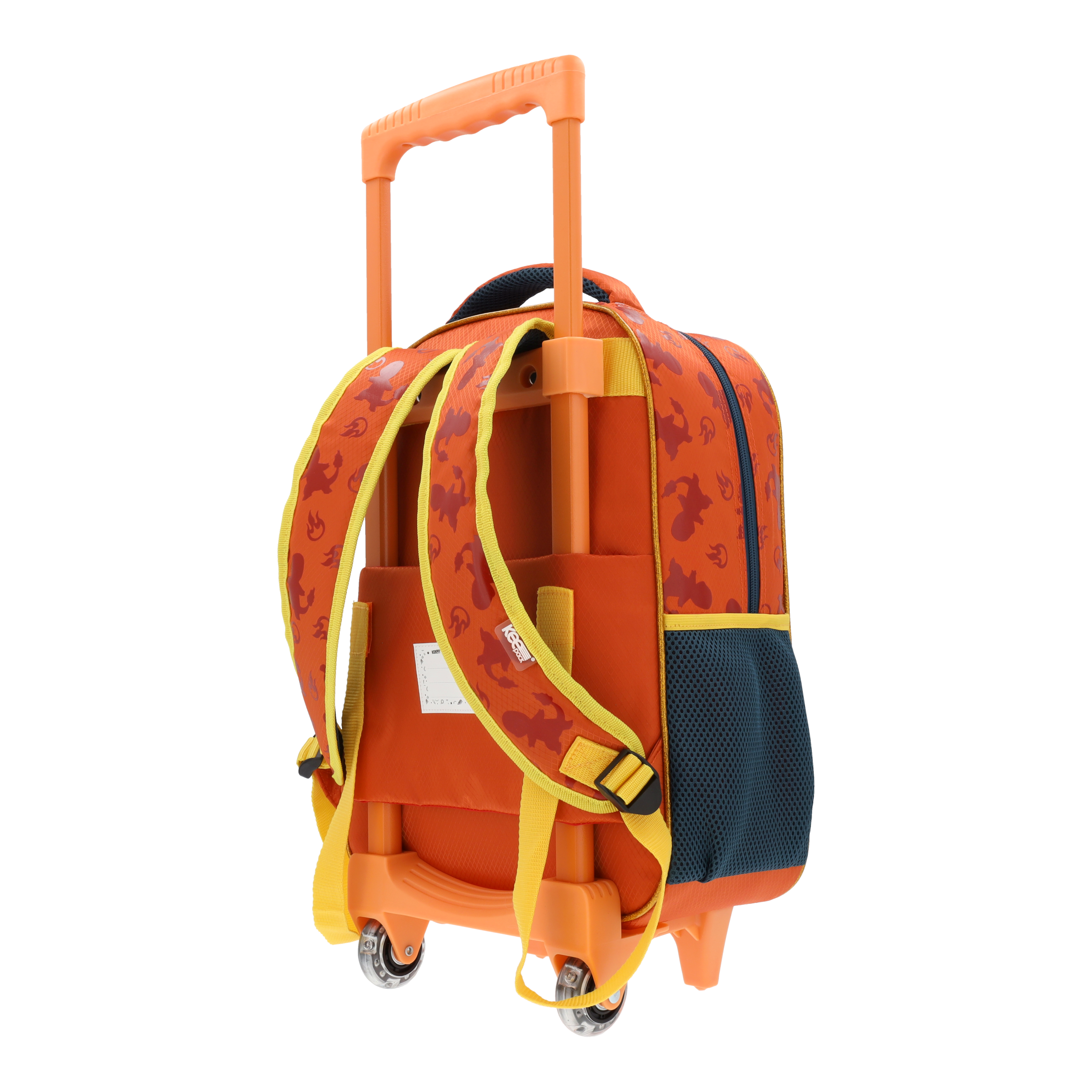 Mochila Escolar con Carrito Pokémon Tipo Fuego Edición 05