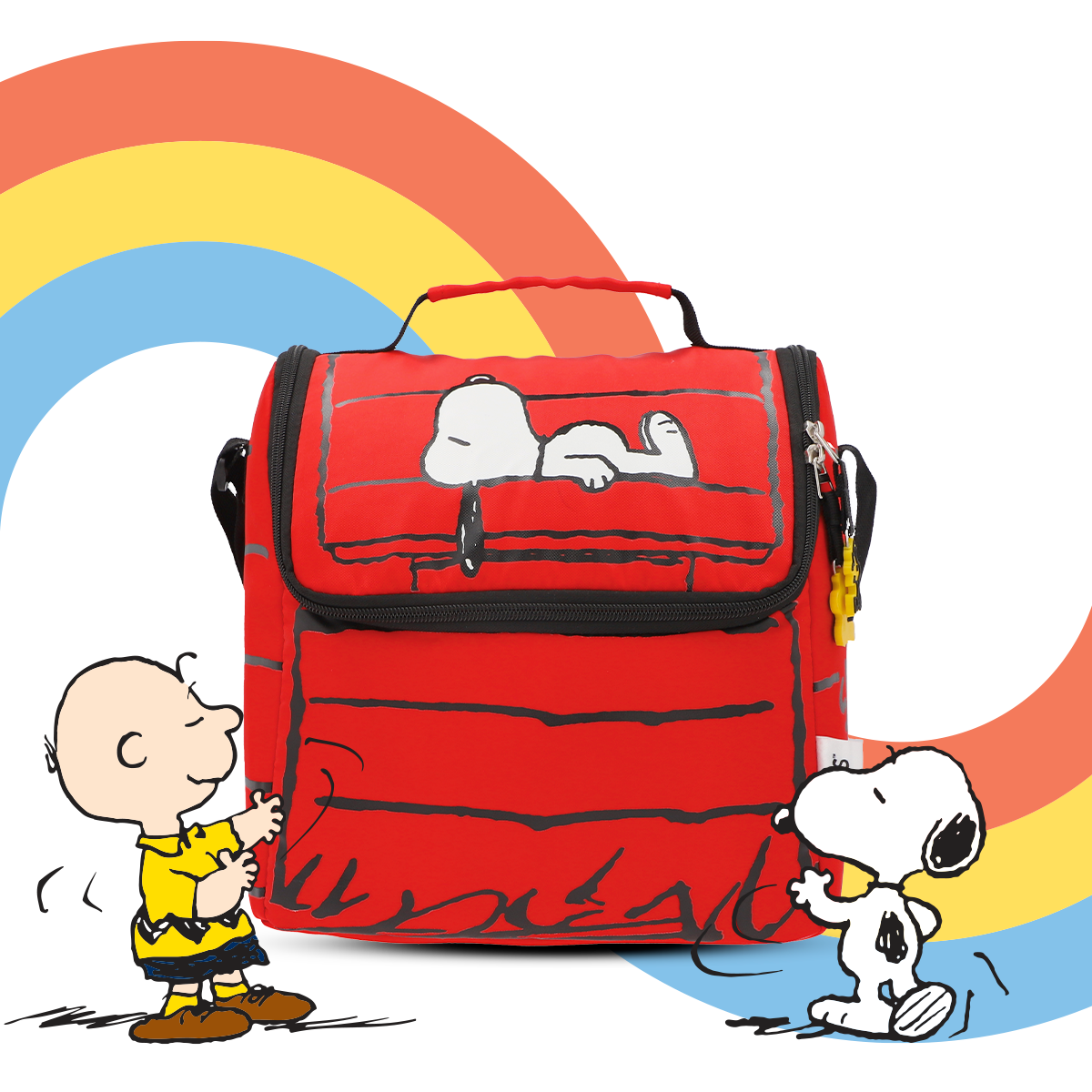 Lonchera Snoopy Casa Roja