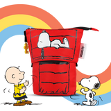 Estuchera Snoopy Casa Roja