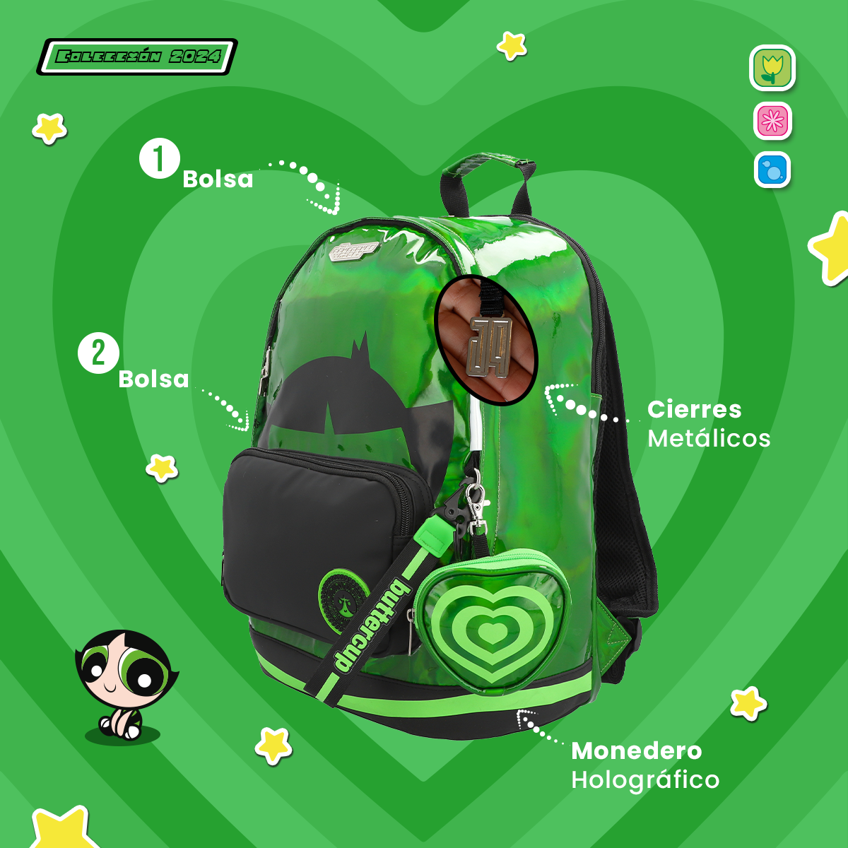 Kit de Mochilas Las Chicas Superpoderosas
