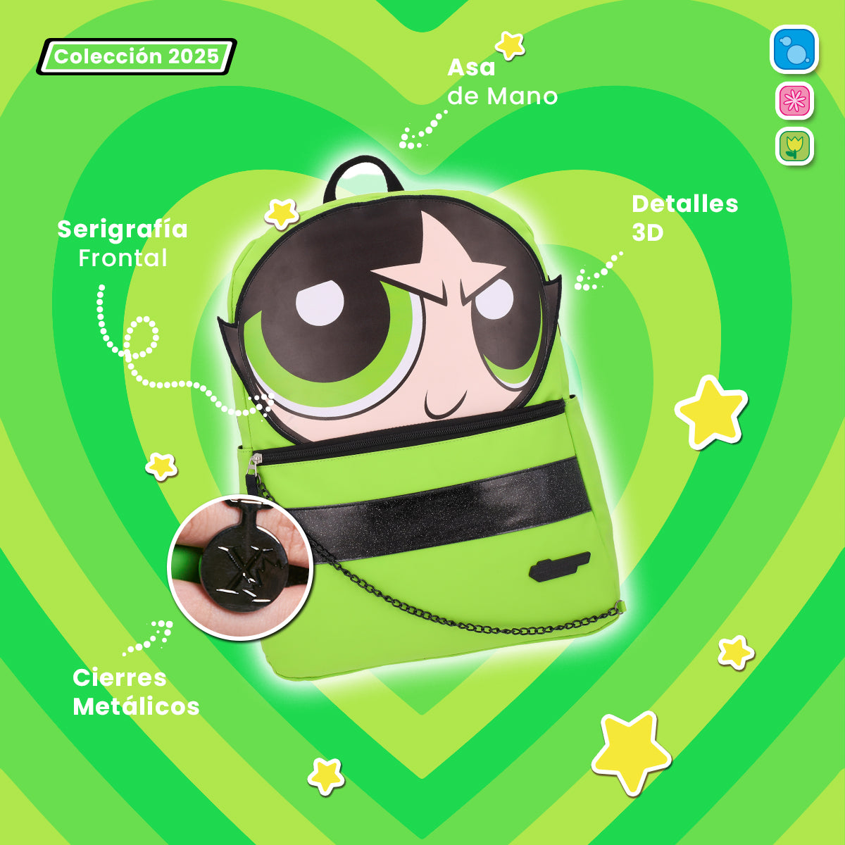 Set Mochila y Estuchera Bellota Las Chicas Superpoderosas New Edition