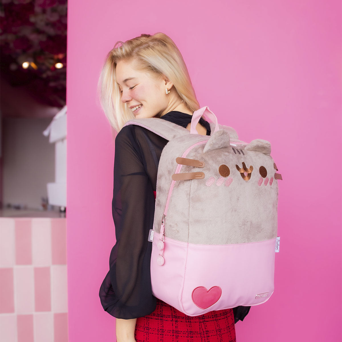 Set Mochila y Estuchera Pusheen Pink Sweet