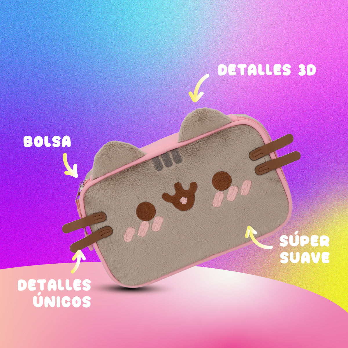 Set Mochila y Estuchera Pusheen Pink Sweet