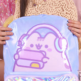 Mochila Pusheen Music Holográfica