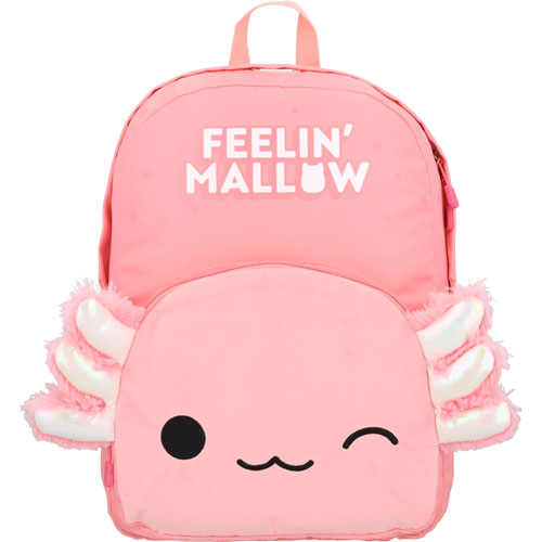 Mochila Squishmallows Ajolote Rosa