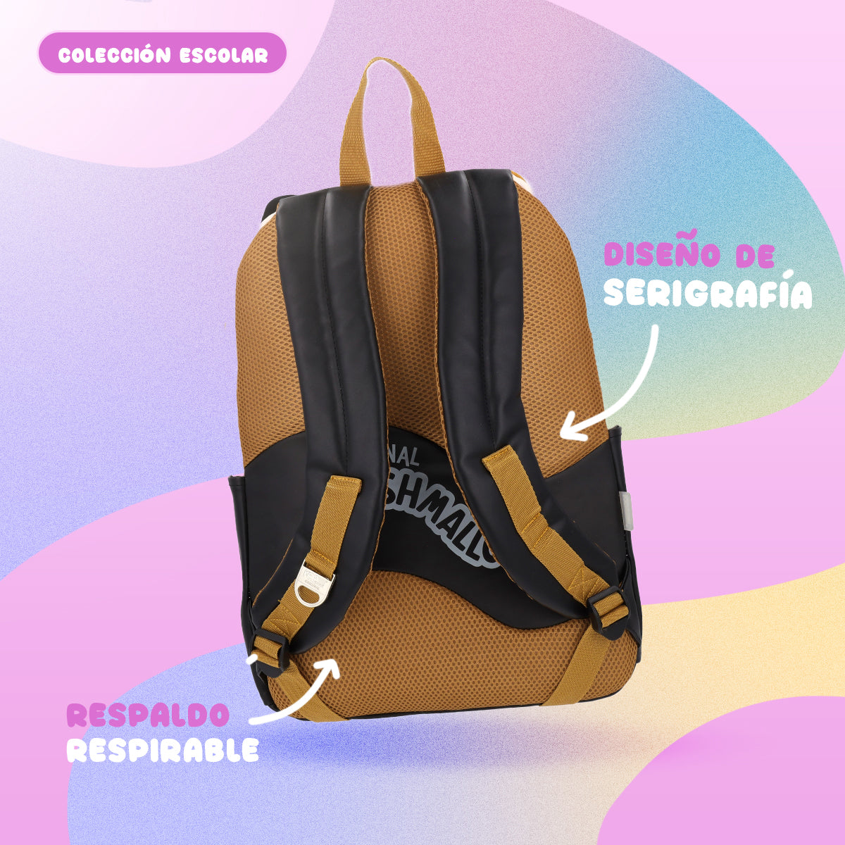 Mochila Squishmallows Gato Multicolor