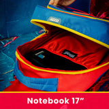 Set Escolar Mochila y Lapicera Superman Con Capa