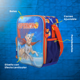 Lonchera Escolar Superman Krypto Lenticular
