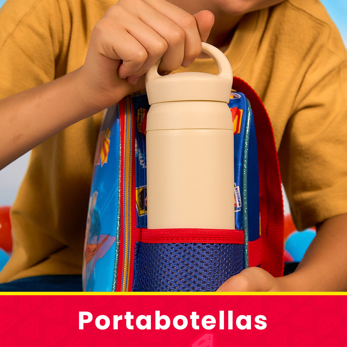 Lonchera Escolar Superman Krypto Lenticular