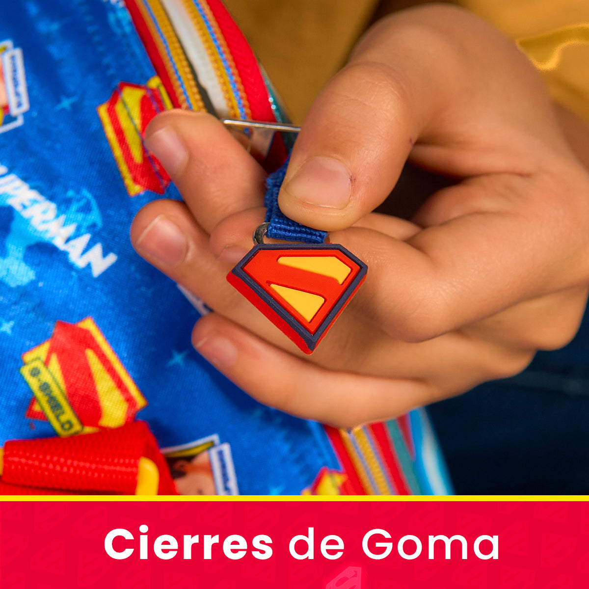 Lonchera Escolar Superman Krypto Lenticular