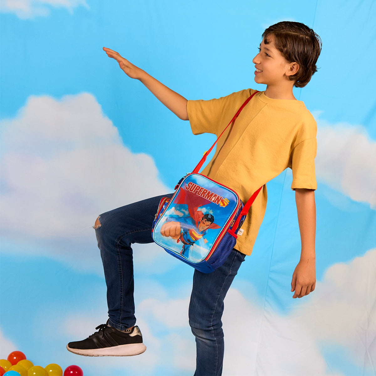Lonchera Escolar Superman Krypto Lenticular