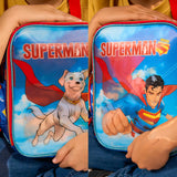 Lonchera Escolar Superman Krypto Lenticular