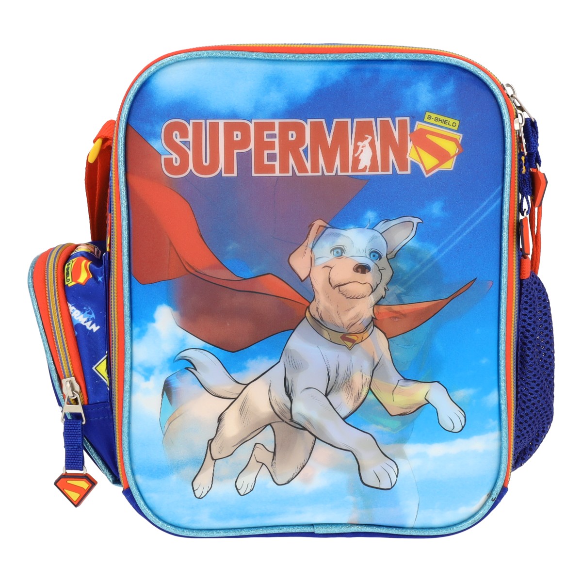 Lonchera Escolar Superman Krypto Lenticular