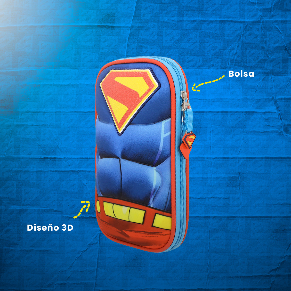 Estuchera Escolar Superman Hero Armor