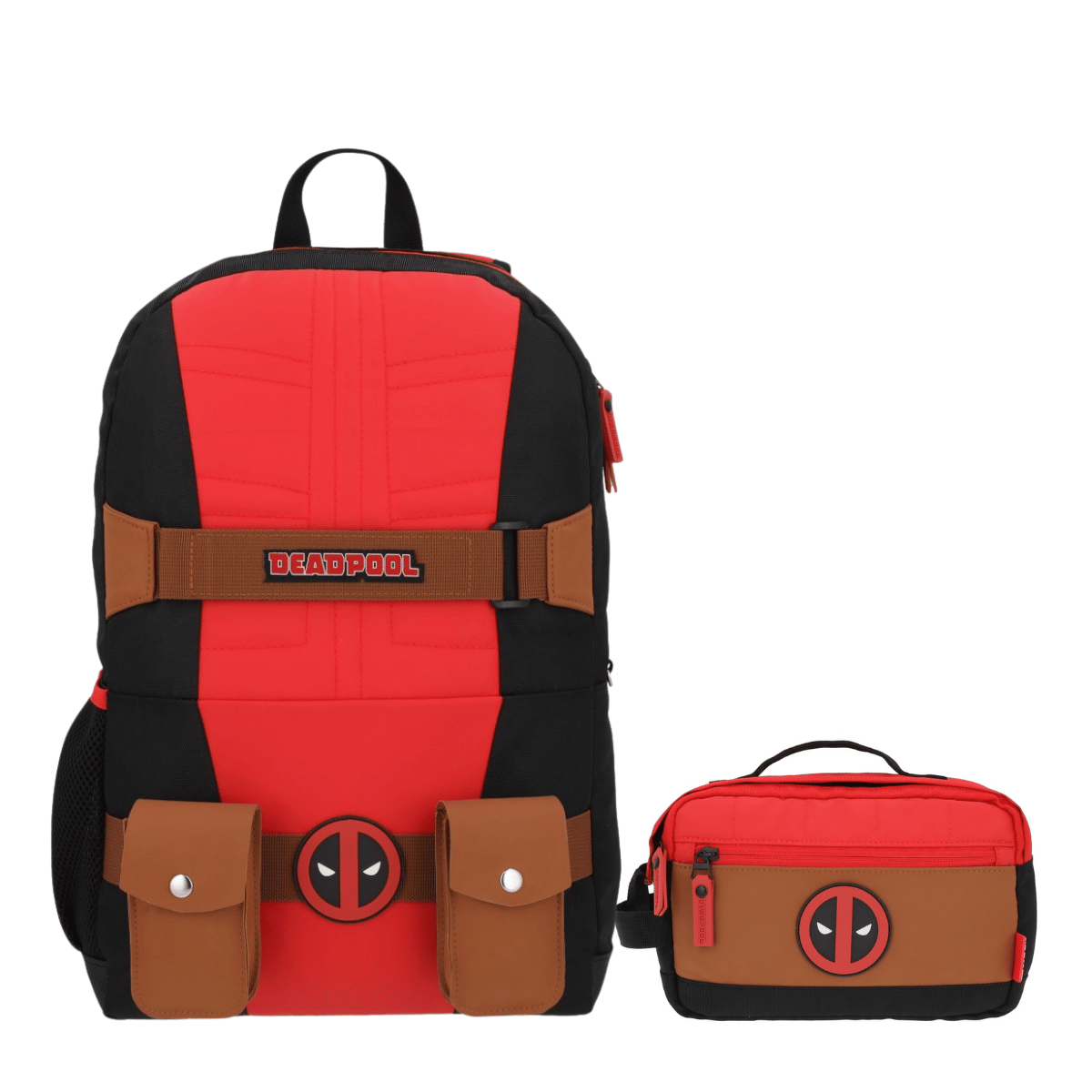 Kit de Deadpool Vaquero: Mochila y Estuchera