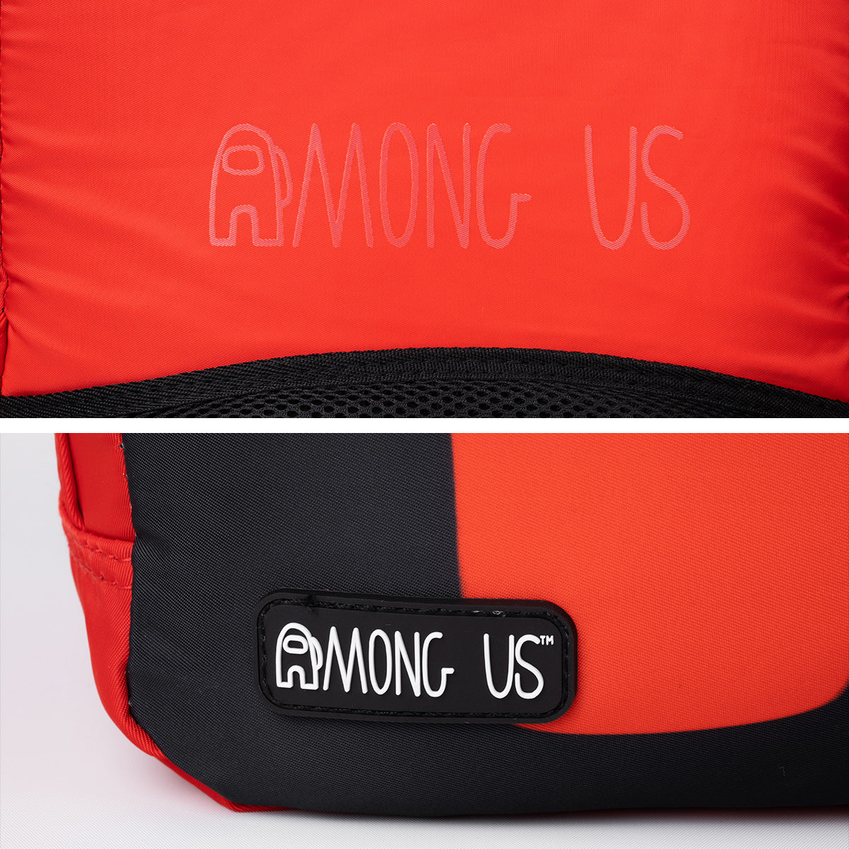 Mochila Escolar Among Us Red